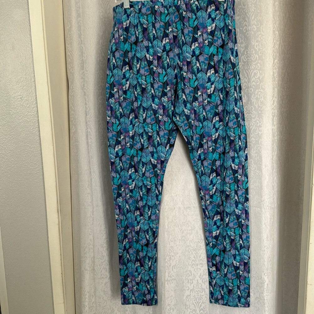 MOSSIMO FEATHER PRINT YOGA PANT/ Legging Sz: XL